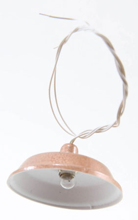 Dollhouse Miniature Utility Lamp, Copper